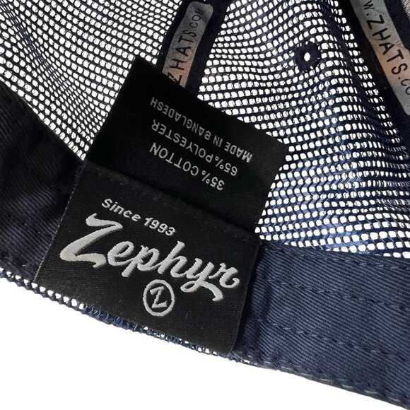 Tampa Bay Lightning Zephyr Trucker Snapback Hat Cap Retro Dad Mesh NHL Hockey - Picture 9 of 10